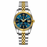 Dourado com Mostrador Azul