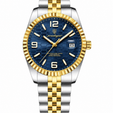 Dourado com Mostrador Azul