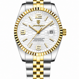 Dourado com Mostrador Branco