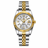 Dourado com Mostrador Branco