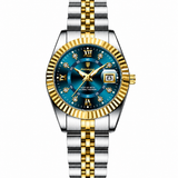 Dourado com Mostrador Azul