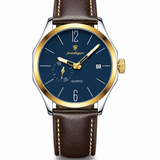 Dourado com Mostrador Azul